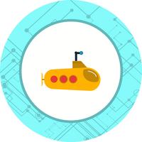 Diseño de iconos submarinos vector