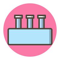 Química conjunto de iconos de diseño vector