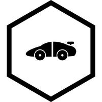 Diseño de icono de coche deportivo vector