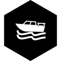 Diseño de icono de barco vector