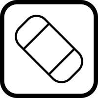 Eraser Icon Design vector