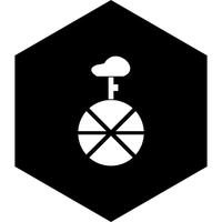 Unicycle Icon Design vector