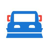 Snowplow Icon Design vector