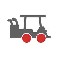 Golf Cart Icon Design vector