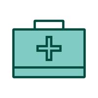 First Aid Box Icon Design vector