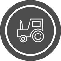 Tractor Icon Design vector