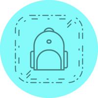 Bagpack Icon Design vector