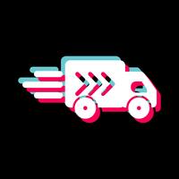 Delivery Truck Icon Design vector