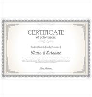 Certificate vector