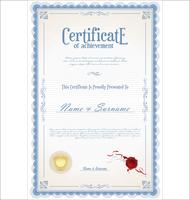 Certificado vector