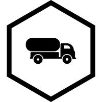 Tank Truck Icon Design vector