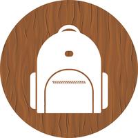 Bagpack Icon Design vector