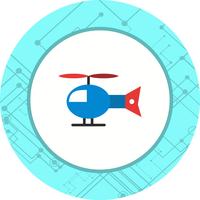 Helicóptero Icon Design vector