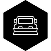 Snowplow Icon Design vector