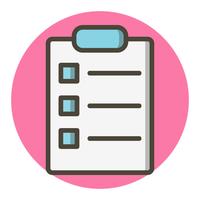 List Icon Design vector