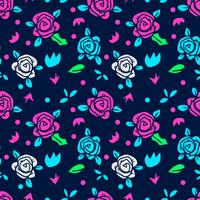 flower seamless pattern, floral pattern vector