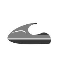 Jet Ski Icon Design vector