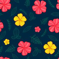 flower seamless pattern, floral pattern vector