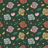 flower seamless pattern, floral pattern vector