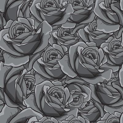 Rose Seamless pattern, flower seamless pattern, vector floral seamless pattern