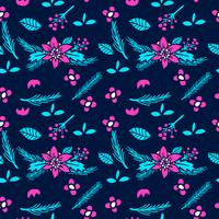 flower seamless pattern, floral pattern vector