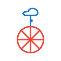 Unicycle Icon Design vector