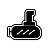 Submarine Icon Design vector