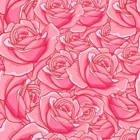 Rose Seamless pattern, flower seamless pattern, vector floral seamless pattern