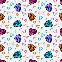 flower seamless pattern, floral pattern vector