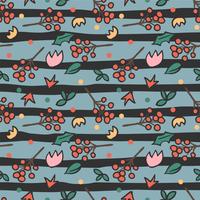 flower seamless pattern, floral pattern vector