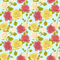 flower rose seamless pattern, vector floral rose seamless pattern, flower background