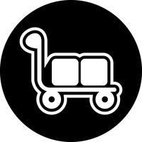 Trolley Icon Design vector