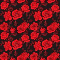 Rose Seamless pattern, flower seamless pattern, vector floral seamless pattern