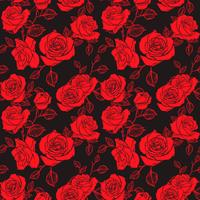 Rose Seamless pattern, flower seamless pattern, vector floral seamless pattern