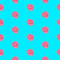 flor rosa de patrones sin fisuras, vector floral rosa de patrones sin fisuras, fondo de flor