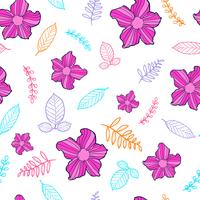 flower seamless pattern, floral pattern vector