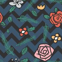 flower seamless pattern, floral pattern vector