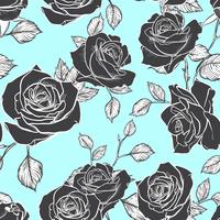 Rose Seamless pattern, flower seamless pattern, vector floral seamless pattern