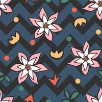 flower seamless pattern, floral pattern vector