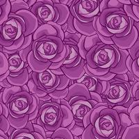 Rosa patrón sin costuras, patrón de flores sin fisuras, vector patrón floral sin fisuras