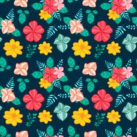 flower seamless pattern, floral pattern vector