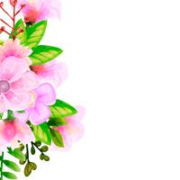 Bouquet watercolor, Flower Vector floral set. Colorful floral collection with leaves and flowers, drawing watercolor.
