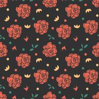 flower seamless pattern, floral pattern vector