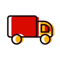 Truck Icon Design vector