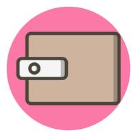 Wallet Icon Design vector