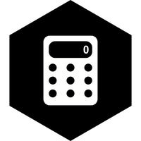 Diseño de iconos de calculadora vector