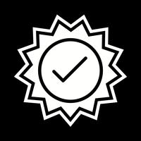 Valid Stamp Icon Design vector