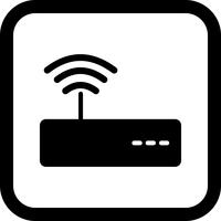 Diseño de icono de wifi vector