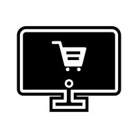 Compras en línea Icon Design vector