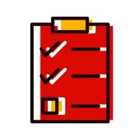 Checklist Icon Design vector